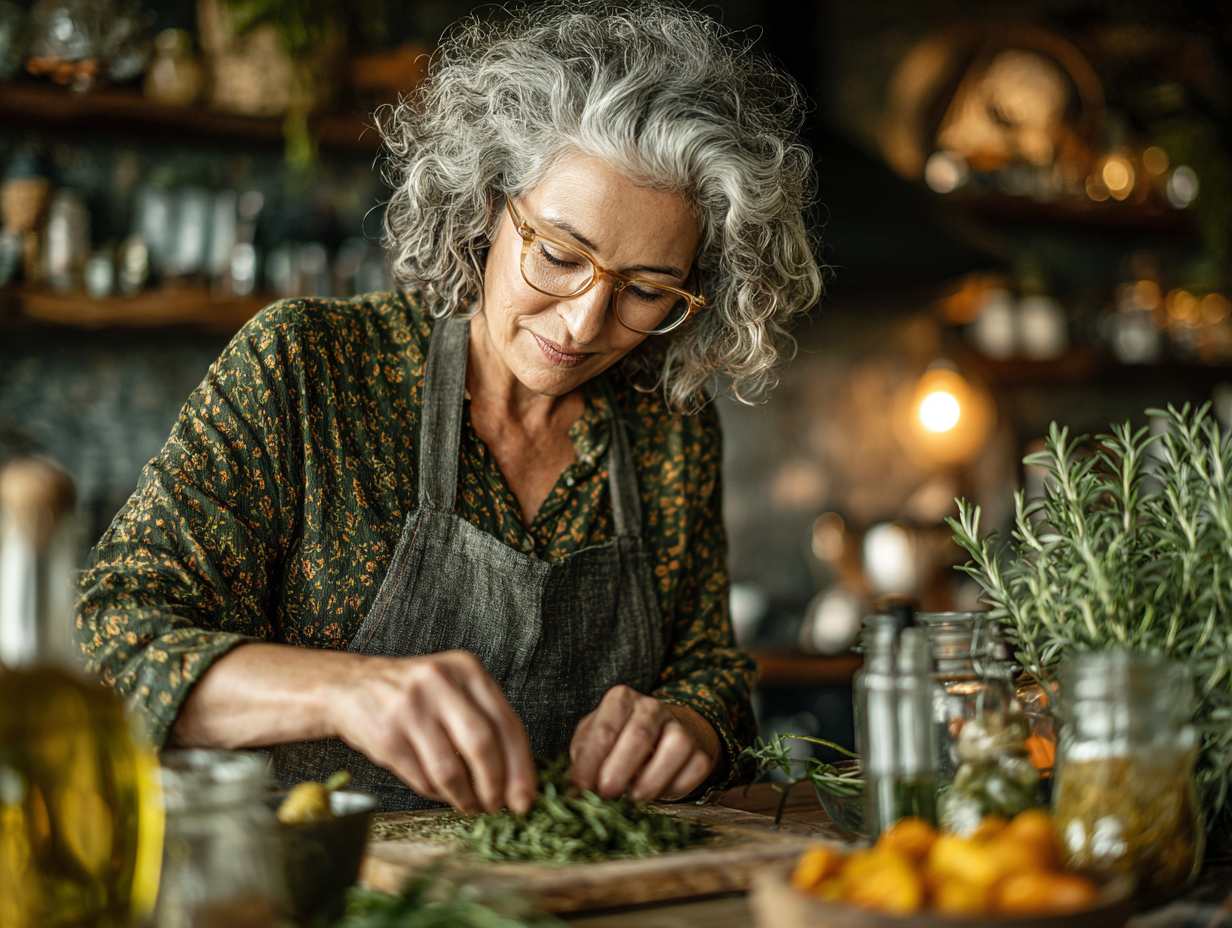 Родина готує здорову їжу разом